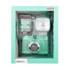 Cámara Lomography Diana F+ Con Flash Neptune Green - tienda en línea