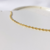 Colar Choker Fita Torcida Folheada a Ouro 18k - comprar online