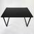 Mesa Retangular Preta MDF e Metalon 120x80cm + 4 Cadeiras Eames Charles Eames - loja online