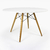 Mesa 120cm Redonda Branca +6 Cadeira Eames Eiffel P/ Sala de Jantar - loja online