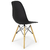 Mesa Retangular Preta MDF e Metalon 120x80cm + 4 Cadeiras Eames Charles Eames na internet