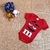 Body Infantil M&M's Vermelho