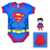 Body Infantil Super-Homem + Capa