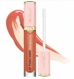 Gloss Too Faced com efeito plumper- The bigger the hoops