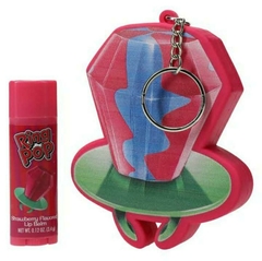 Lip balm + chaveiro Ring Pop