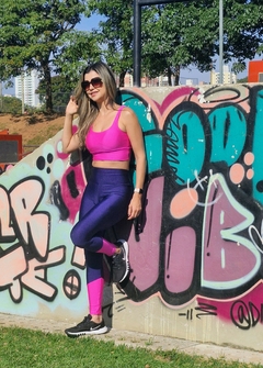 Conjunto Pink&Blue (Calça/top) na internet