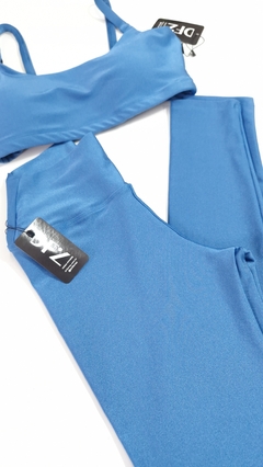 Conjunto Azul Nilo (Calça/top) - comprar online