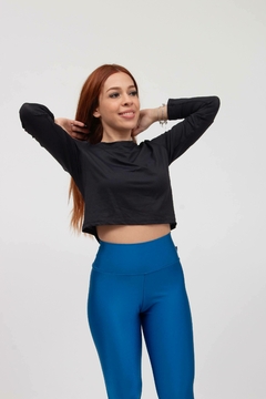 Conjunto Azul Alexandrino (Calça/top) - comprar online