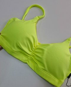 Top Amarelo Neon