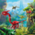 Dino Blocks World 3D 2 em 1 na internet