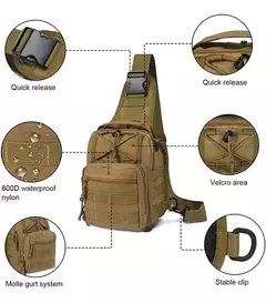 Bolso Morral Táctico - Desierto - comprar online