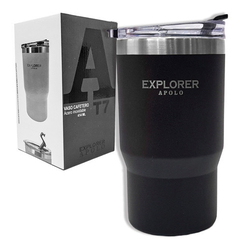 Vaso cafetero con tapa Explorer Apolo de 414 ml en internet