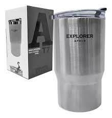 Vaso cafetero con tapa Explorer Apolo de 414 ml - tienda online