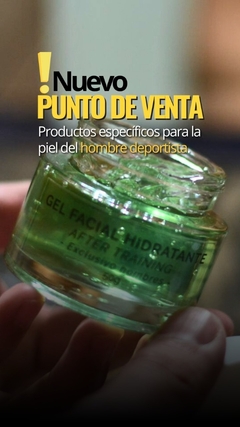 Gel hidratante facial hombre after training - comprar online