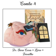 Combo 4 - Dr. Sara Cura + Livro + Baralho