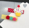 Kit Hairclips - Cupcake