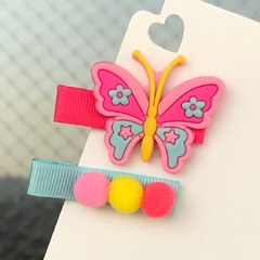 Kit Hairclips - Borboletinha