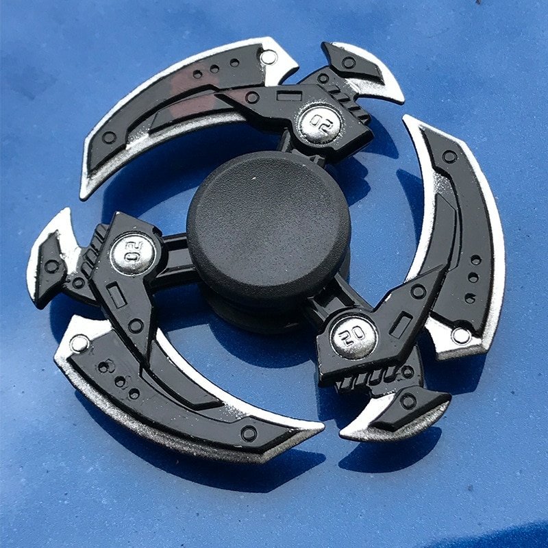 Spinner manual e colorido de metal para jogos, dardos de liga de zinco,  shuriken