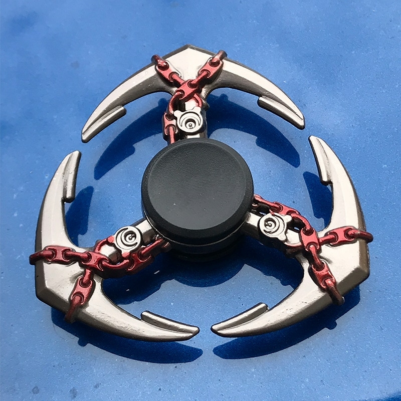 Spinner manual e colorido de metal para jogos, dardos de liga de zinco,  shuriken