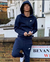 KIT/CONJUNTO - Nike Sportswear Tech Fleece Hoodie & Joggers Set - Obsidian/White