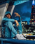 JUEGO DE ROPAS - Nike Sportswear Tech Fleece Hoodie & Joggers Set - Cerulean/Black