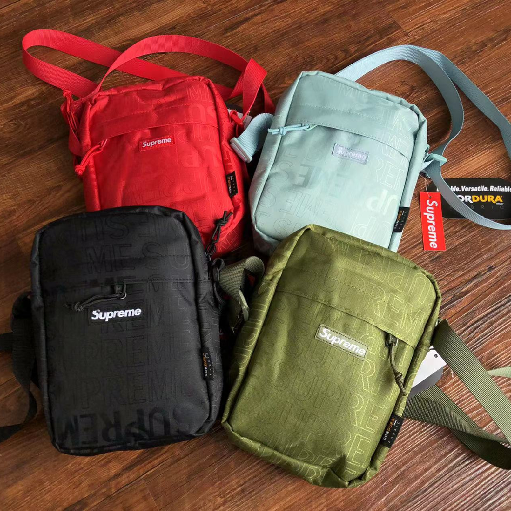 Supreme Shoulder Bag (SS18) Red  Lacoste bag, Bags, Red shoulder bags