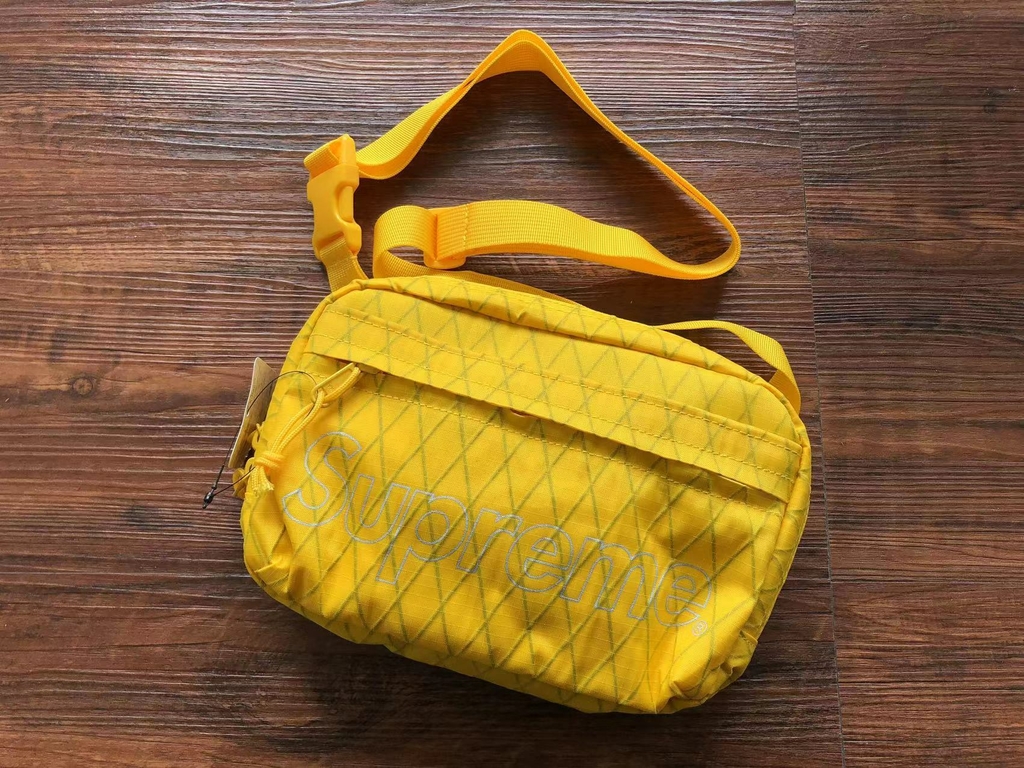 Yellow cheap supreme bag