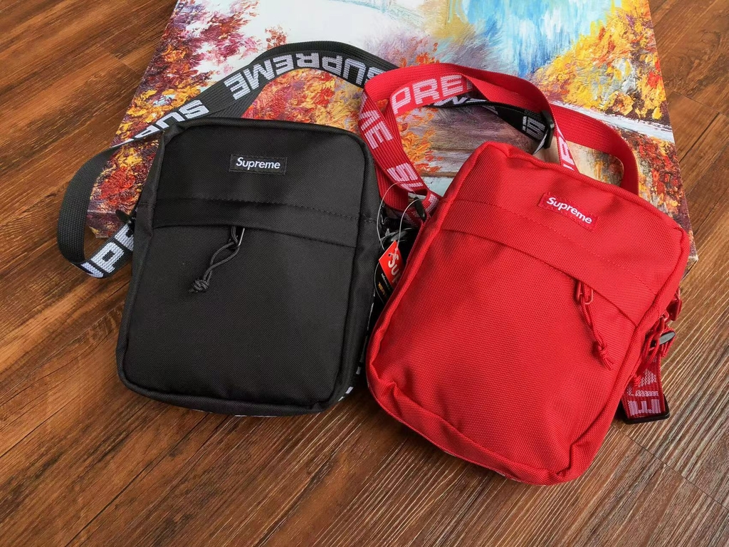 SUPREME x NIKE Red Leather Duffel Bag not OFF WHITE BACKPACK BAPE LV,  Luxury, Bags & Wallets on Carousell
