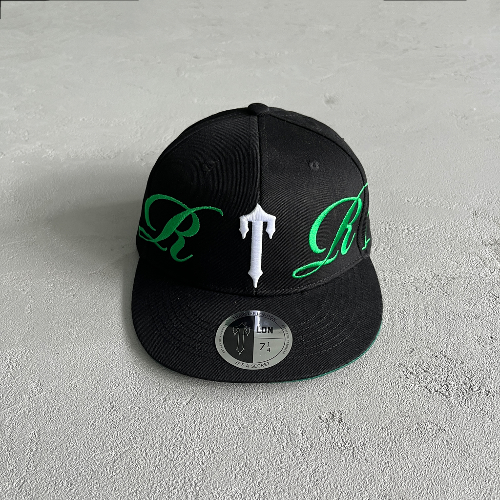 Black-Green Trapstar Cap: Elevate Your HYPE & DRIP