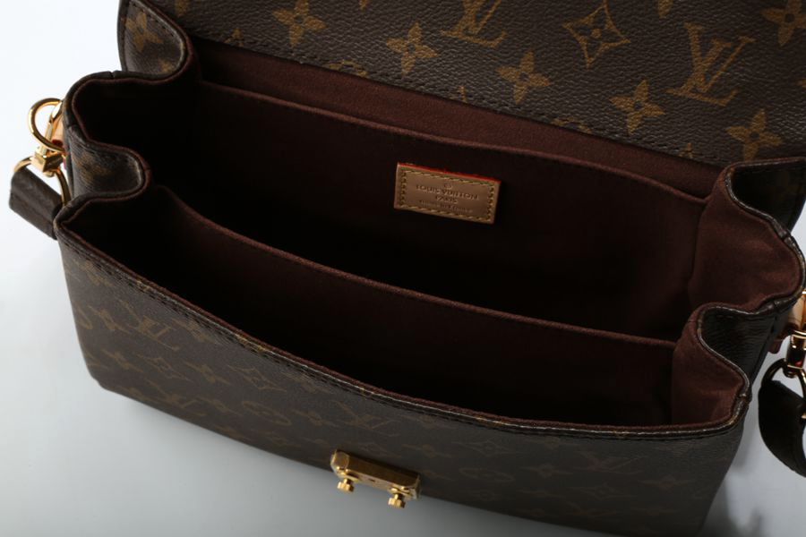 Louis Vuitton Metis Hobo Bag Brown Canvas Monogram Impeccable
