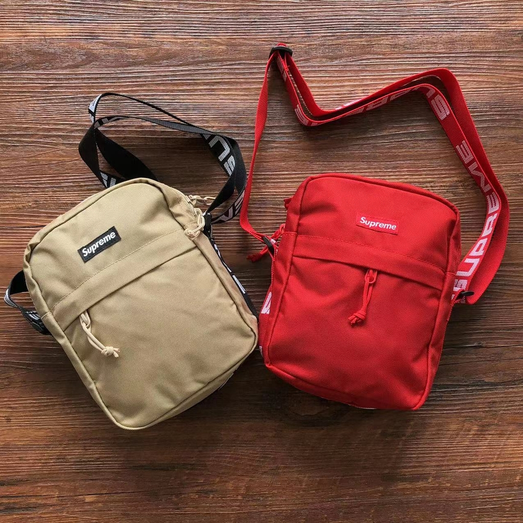 The bag shoulder strap red Supreme Shoulder Bag (SS18) Sacha