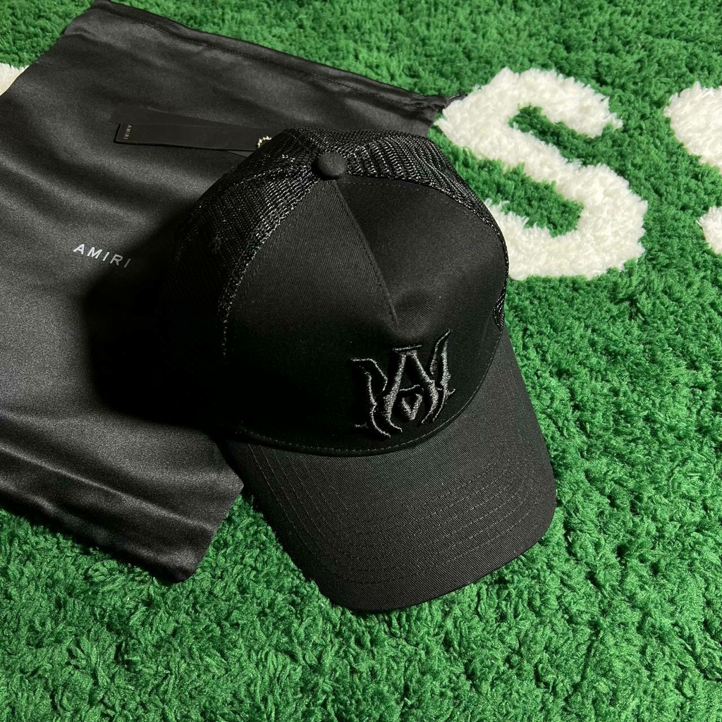 Elevate your Style with the Amiri M.A. Logo Cap - Black