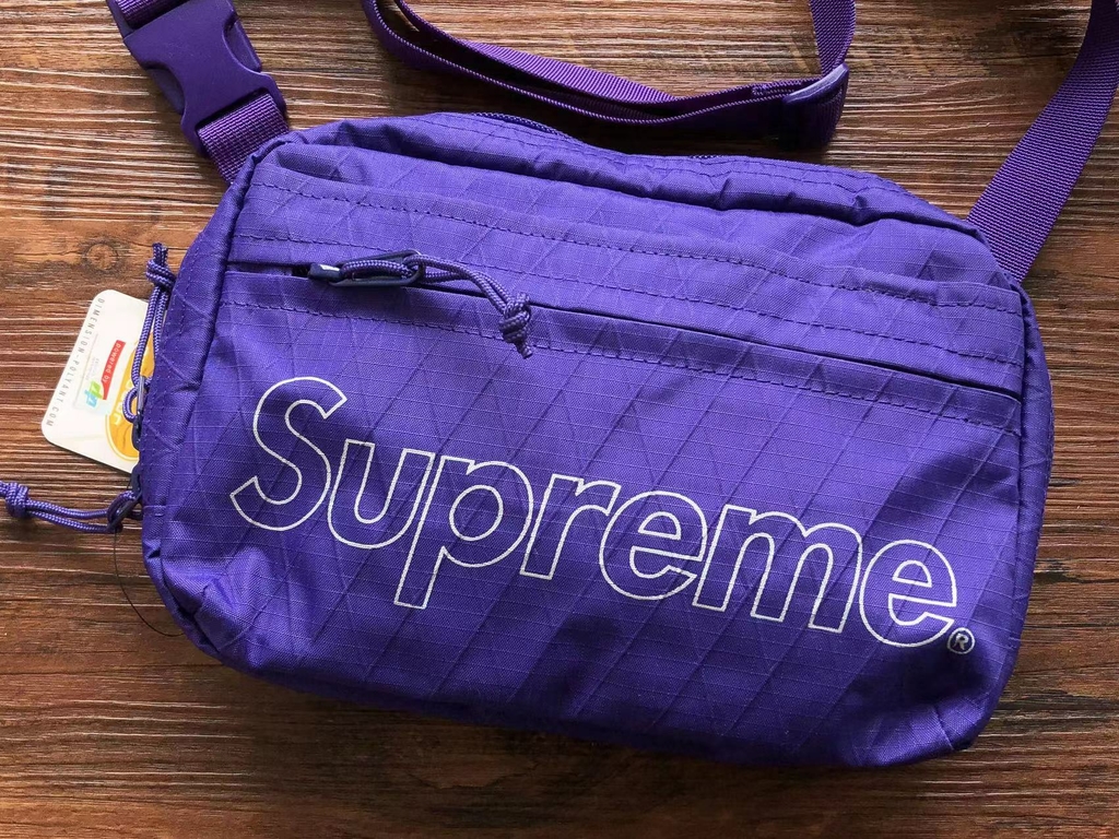 supreme 2018aw shoulder bag purple