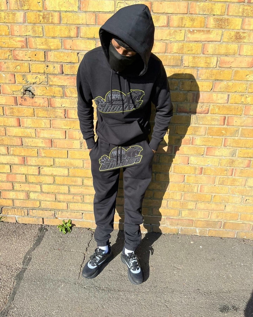 Kit/Set TRAPSTAR Shooters Hooded Tracksuit - Blacklime