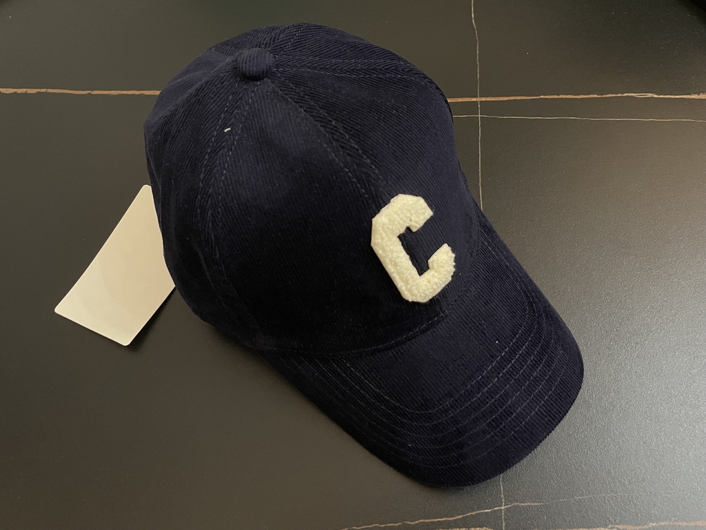 Shop CELINE INITIAL BASEBALL CAP IN COTTON (2AUA2969P ) by