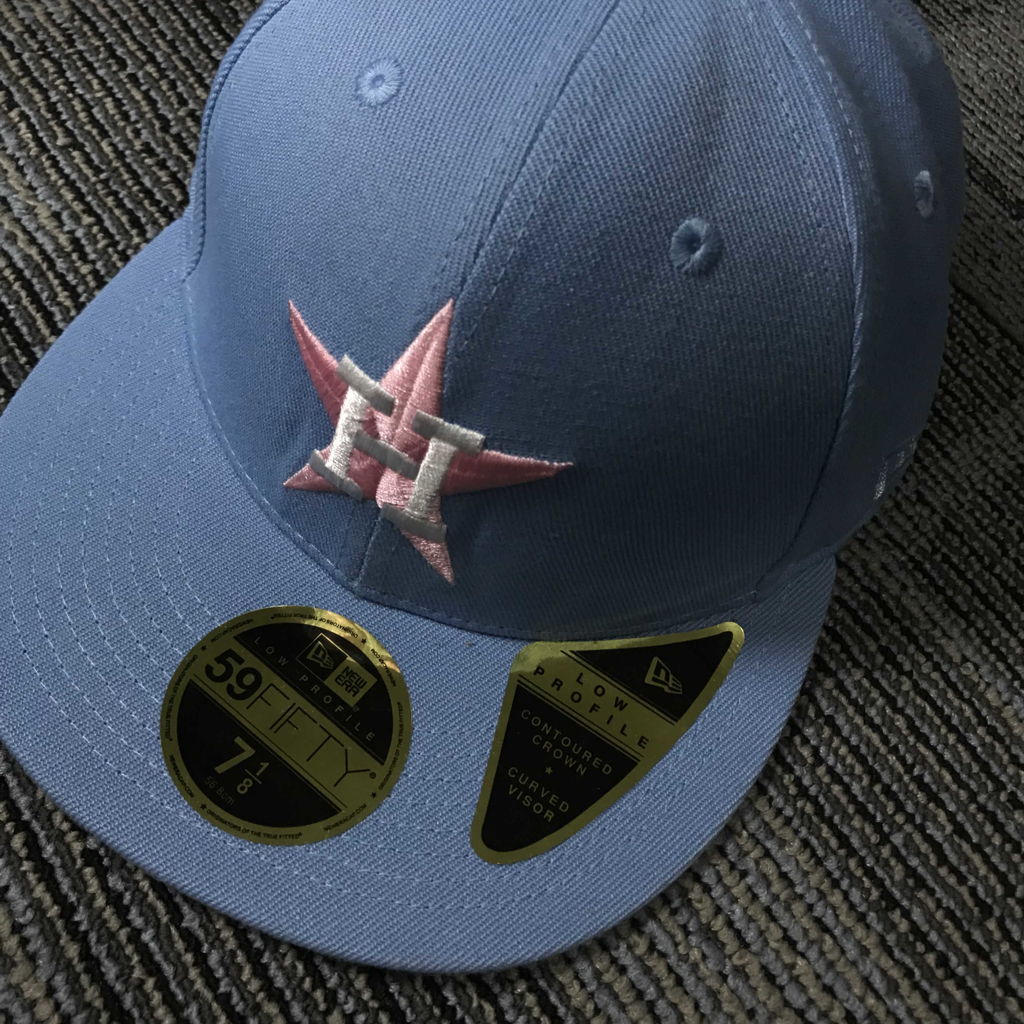 TRAVIS SCOTT X HOUSTON ASTROS NAVY 59FIFTY FITTED 7 Brand New Hat Club  Exclusive