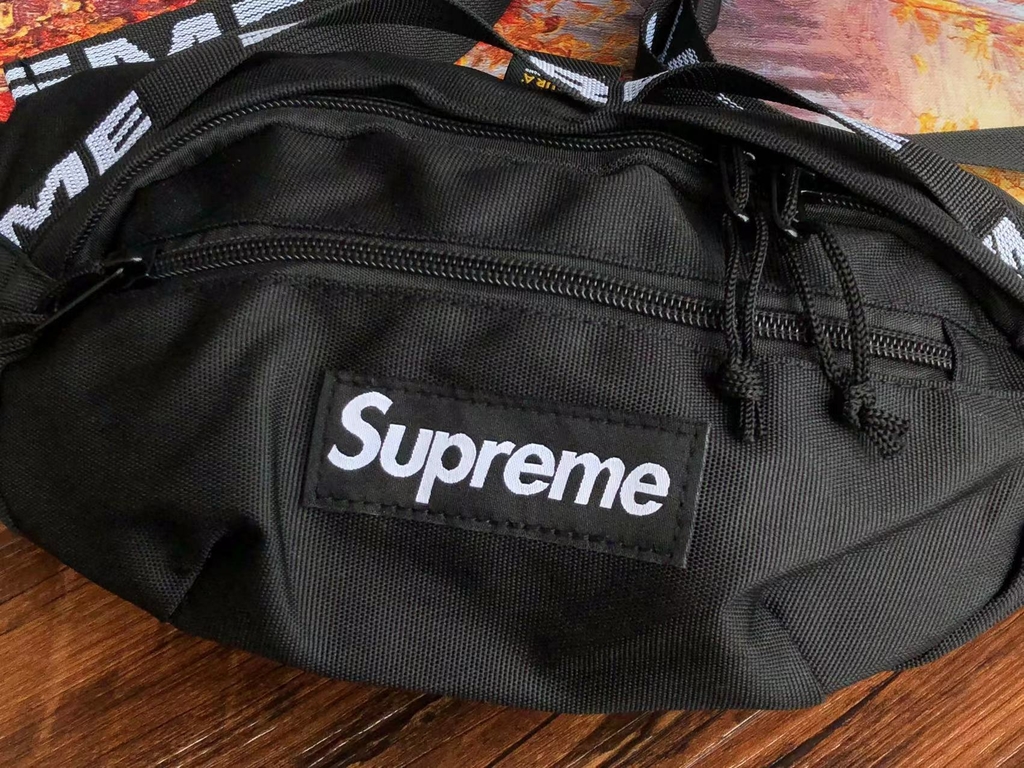 Supreme LACOSTE Shoulder Bag Black - SS18 - US