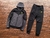 KITS/SETS - Nike Sportswear Tech Fleece Hoodie & Joggers Set - Black Volt - Hype Walker