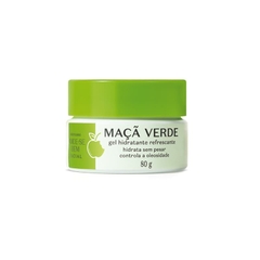 Gel facial hidratante refrescante de maçã verde