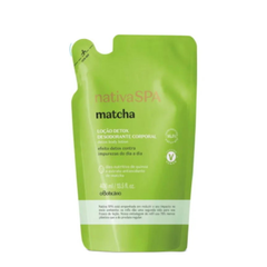 Refil Nativa Spa Loção Detox Desodorante Corporal Matcha, 400 Ml