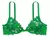 Bra Y Tanga M Victoria Secret Sexy Floral 36b Verde Conjunto