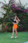 Short Tarcilla Laranja fluor