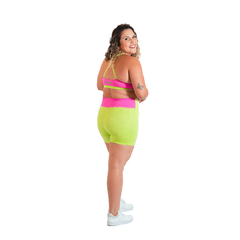 Top Lu rosa com verde - comprar online