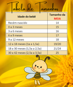 Meia estampas diversas 19 a 23 - Sid Bee