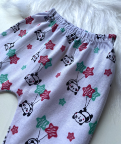 Mijão estampado panda malha - Vira pé - comprar online