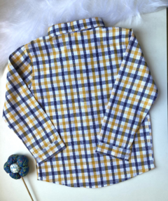 Camisa manga longa xadrez amarela - Sid Bee