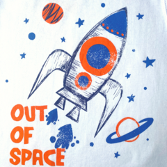 Camiseta regata branca Space algodão - comprar online