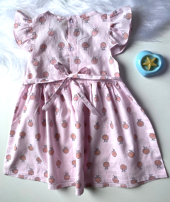 Vestido Valentina rosa cereja - comprar online