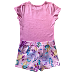 CJ Blusa manga curta lilás e shorts lilás The Ocean - Sid Bee