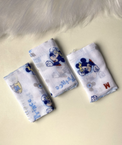 Pano de boca disney - Conjunto com 3